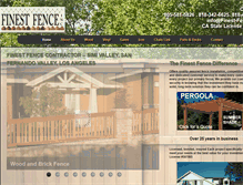 Tablet Screenshot of finest-fence.com